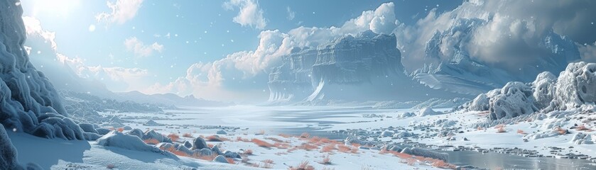 Ice Age landscapes, a frozen world of beauty and survival