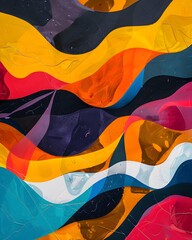 Abstract african colours for a wallpaper background