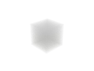 Dishwashing Sponge. 3d render.