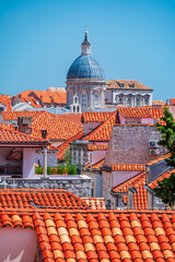 Townscape of Dubrovnik from the City Walls