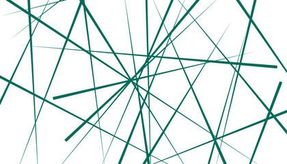 Fototapeta premium Abstract banner with an asymmetric texture. random chaotic lines of modern design. illustration isolated on white background. Vector line art