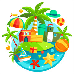 summer holiday background