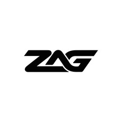 ZAG logo. Z A G design. White ZAG letter. ZAG, Z A G letter logo design. Initial letter ZAG linked circle uppercase monogram logo. Z A G letter logo vector design. top logo, Most Recent, Featured,