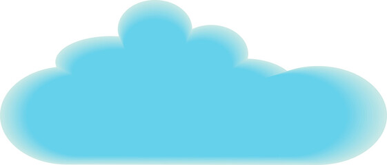Clouds. Summer cartoon cloud ,  clouds sticker shapes isolated on transparent, png. Weather icons.
