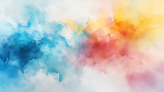 Abstract watercolor background. Colorful abstract background. Oil painting style.