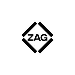 ZAG logo. Z A G design. White ZAG letter. ZAG, Z A G letter logo design. Initial letter ZAG linked circle uppercase monogram logo. Z A G letter logo vector design. top logo, Most Recent, Featured,