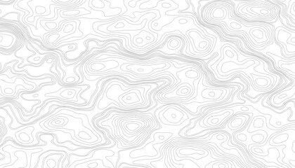 Topographic map seamless pattern. Abstract lines background. Topographic contour lines. Vector background