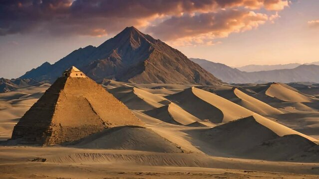 Baigong piramids in Xinjiang, China