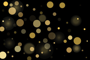 Gold glitter confetti, great design for any purpose. Party decor.