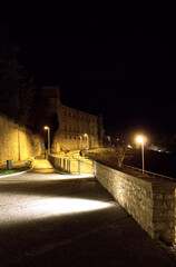 Night photography in the village of Montefalco,Perugia.
