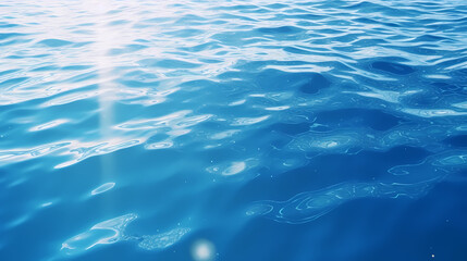 Fototapeta premium blue water in pool background