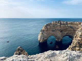 Rocky ocean coast, cliffs at the ocean