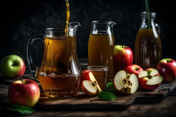 still life with apples