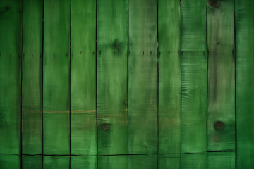 illustration of green wood wall texture background. Created with Generative AI