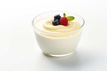 Bowl of Yogurt With Berries