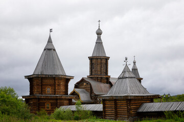 Holy Trinity Trifonov Pechenga Monastery. The northernmost monastery in the world. Russia, Murmansk region - 745289101