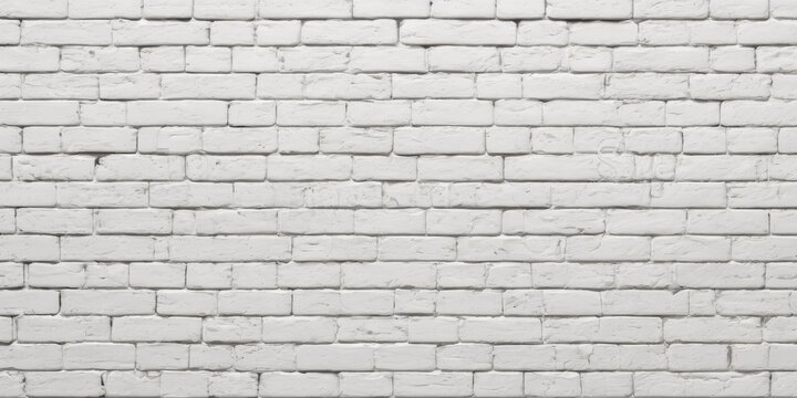 Seamless pattern of white brick wall. Vector texture for fabric, textile, wrapping paper, background
