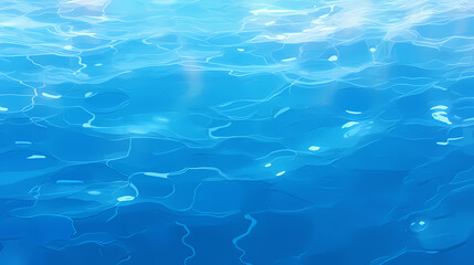 Obraz premium Abstract blue water wave texture background