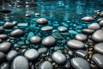 stones on the water