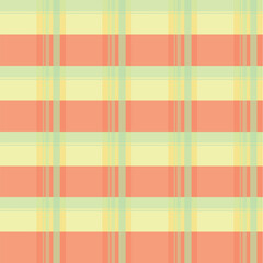 Plaid on fabric and textile