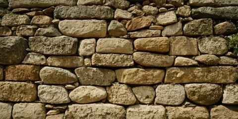 Fototapeta premium Stone wall France design for background