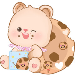 Fototapeta premium Bear cookie 
