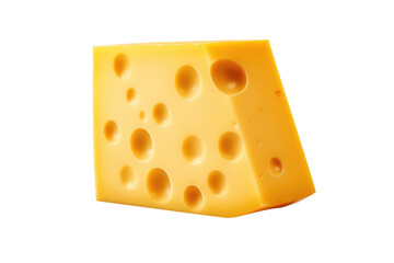 Savory Cheese Isolated on Transparent Background