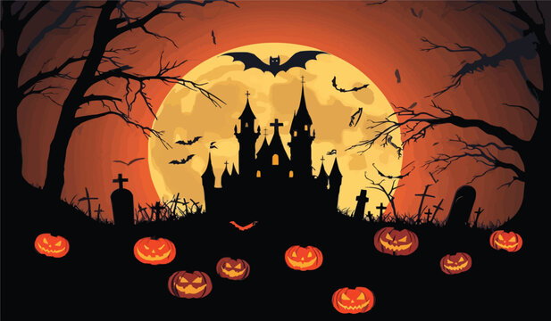 halloween pumpkin background