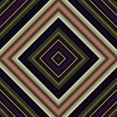 Seamless rhombus pattern. Pattern of colored lines