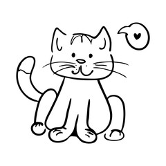 cat dreams of love
