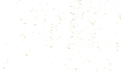 Luxury gold sparkle confetti glitter and zigzag ribbon falling down on transparent background. Vector illustration.