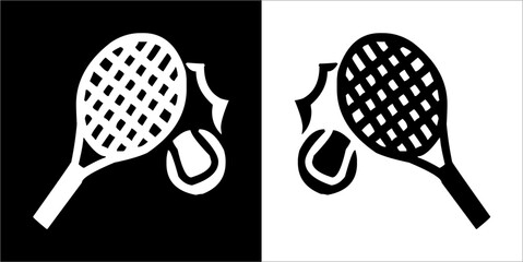 Illustration vector graphics of tennis icon