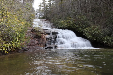 Upper Grassy Falls, DuPont State Recreational Forest, North Carolina