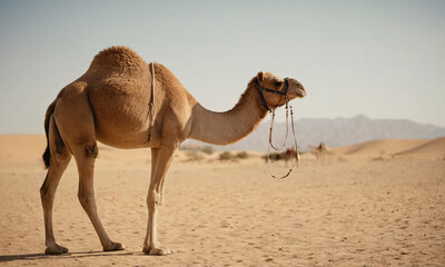 Camel in the desert