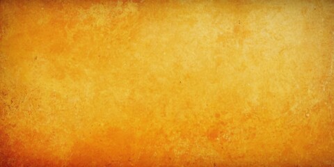 Yellow orange background with texture and distressed vintage grunge and watercolor