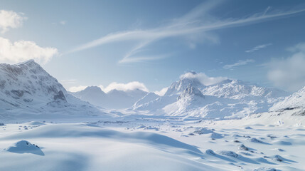 Fototapeta na wymiar The Lofoten Islands, Norway | Mountains and Arctic fjords