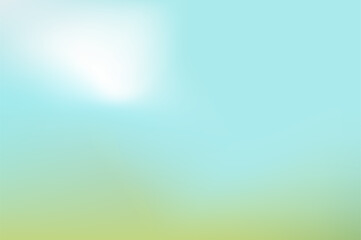 Spring blur background. Holiday abstract banner template. Card with decoration. Vector simple illustration