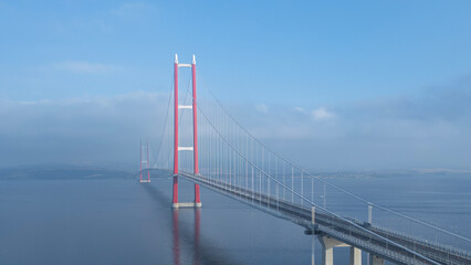 Fototapeta premium 1915 Canakkale Bridge, Dardenelles Bridge