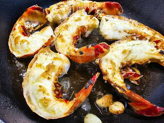 Surf and Turf Langustenschwänze mit Filetsteak