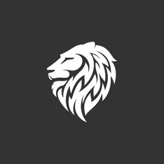 head of a lion logo vector