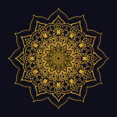  Vibrant mandala structure on an obvious the background