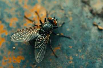 Close up of a fly