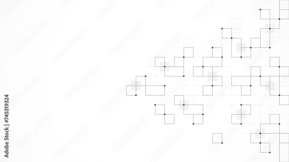 Poster minimalistic vector texture with linear squares pattern. creative idea of modern design with abstrac