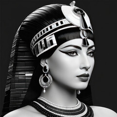 Beautiful Egyptian female royalty