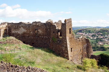 Fototapeta na wymiar Ruine du vicomté