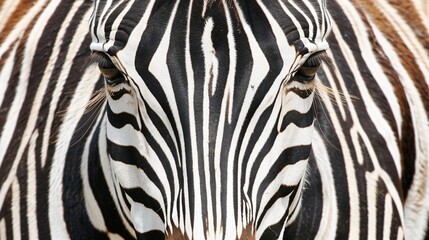 closeup of a majestic male zebra resting peacefully in the grasslands