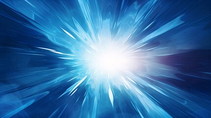 Abstract ice structures crackle under the explosion. Water artwork melds with the icy burst.