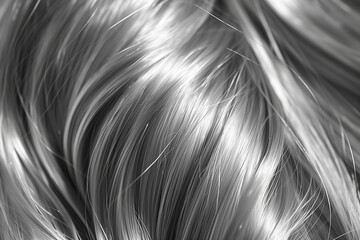 close up of dark grey and silver hair background