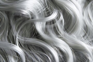 background of healthy grey hair