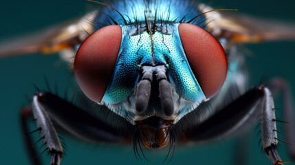 Close up of a fly